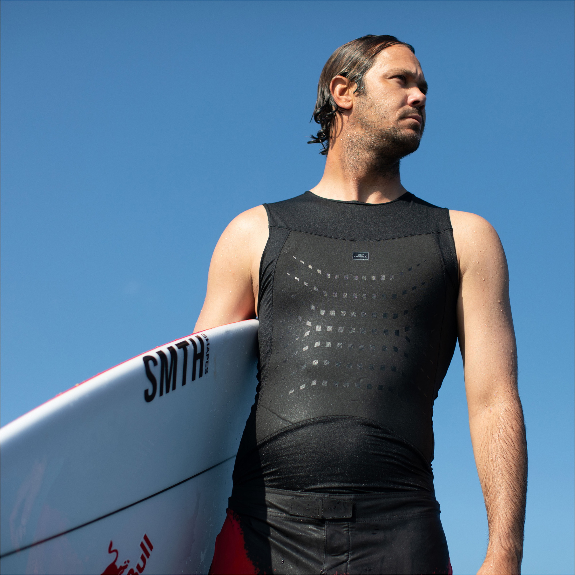 2026 O'Neill Mens Neoprene Skins Rib Cage Vest 5622 - Black